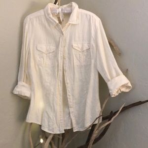 Linen button-up